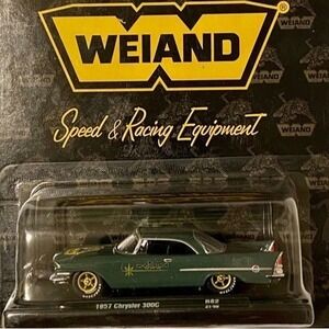 M2 Machines 1957 Chrysler 300C WEIAND Speed & Racing Equipment 1:64 Model NIP